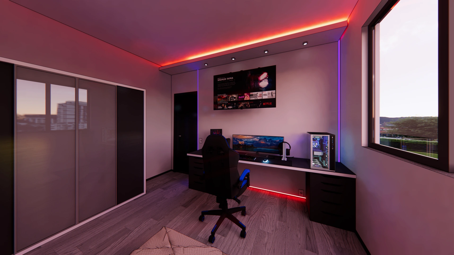 Projeto Setup Neon - Interiores